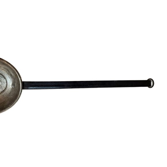 Antique Vtg Hand Made Copper Ladle Scoop w/ Forged Iron Handle - Picture 10 of 12
